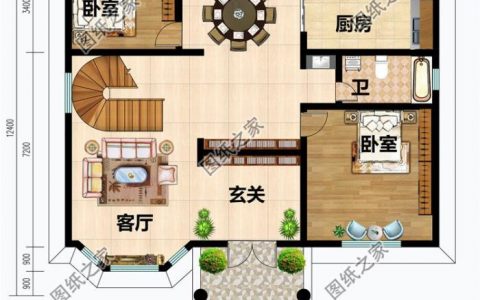 农村自建二层和三层小楼房设计图,回乡建房的不二之选-珍墅网