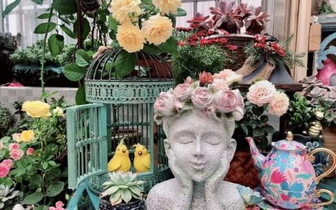 买房送了个25㎡露台阳光房,装成田园杂货铺风格花园,太漂亮了-珍墅网