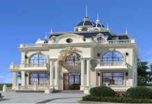 浪漫华贵的三层巴洛克美墅,占地183平,实用精致,农村建房就选它-珍墅网