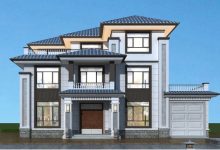 有车库、娱乐室和露台,占地240平新中式别墅,深得父母心-珍墅网