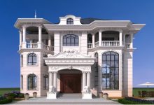 欧式三层别墅,挑空客厅+大露台,建在农村绝对亮眼-珍墅网