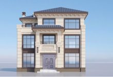 40万建三层新中式别墅,经济美观实用,建在农村非常适合-珍墅网