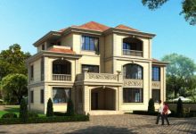 两层半欧式简约自建房图纸,建房要严谨图纸不能少-珍墅网