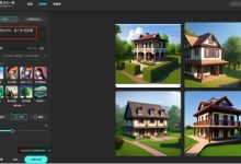 农村自建别墅之百度文心一格AI作画-珍墅网