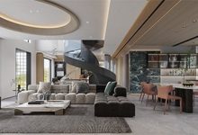 别墅室内装修设计中,如何处理高挑空间和复式结构?-珍墅网